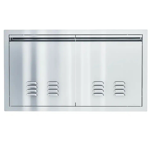 Sunstone Grills Aruba Series 36-Inch Stainless Steel Vented Double Access Door-Front-View