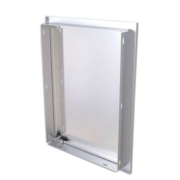 Sunstone Grills Signature Series 20-Inch Stainless Steel Beveled Frame Reversible-Hinged Vertical Single Access Door-Back-View
