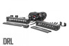 8 Inch CREE LED Light Bar Single Row, Pair Black Series w/Cool White DRL Rough Country