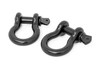 D-Ring Set Black Sold as a Pair Rough Country