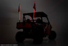 Polaris LED Whip Light Roll Cage Mounting Kit w/ LED Light Whips RZR 1000XP Turbo Rough Country