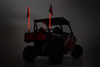 Polaris LED Whip Light Bed Mount Kit w/ LED Whip Lights 17-20 General/14-20 Ranger Rough Country