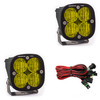 LED Light Pods Amber Lens Wide Cornering Pattern Pair Squadron Pro Series Baja Designs LED Light Pods Amber Lens Wide Cornering Pattern Pair Squadron Pro Series Baja Designs