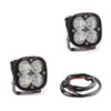 LED Light Pods Clear Lens Wide Cornering Pair Squadron Sport Baja Designs