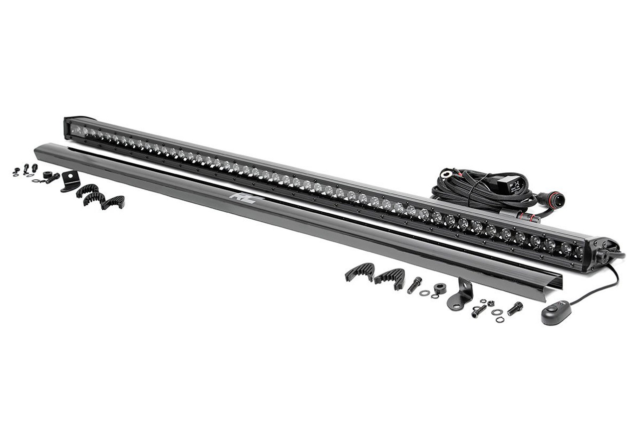 50 Inch Straight CREE LED Light Bar Single Row Black Series Rough Country