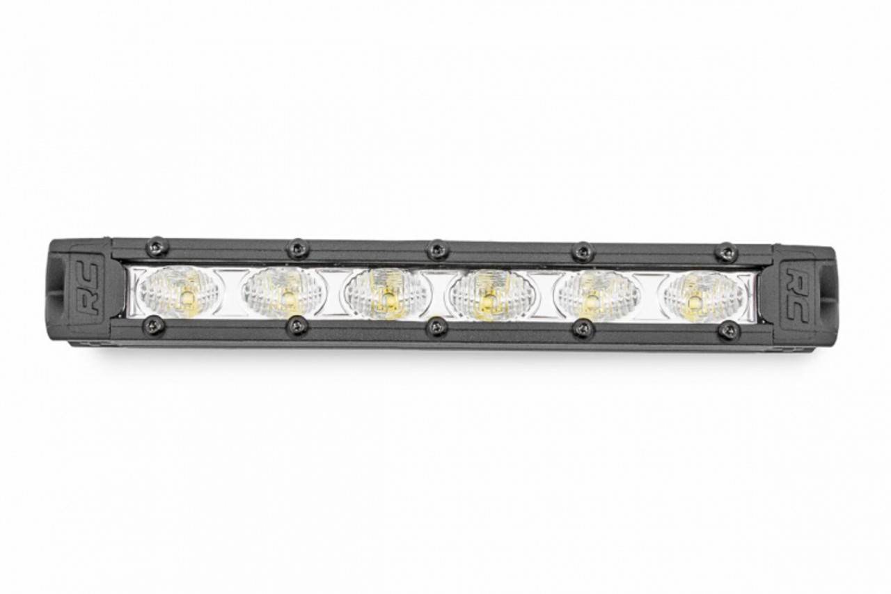 6 Inch Slimline CREE LED Light Bars Pair Chrome Series Rough Country