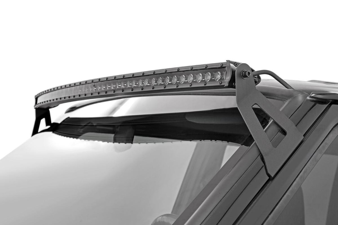 50 Inch Curved CREE LED Light Bar Single Row Chrome Series Rough Country