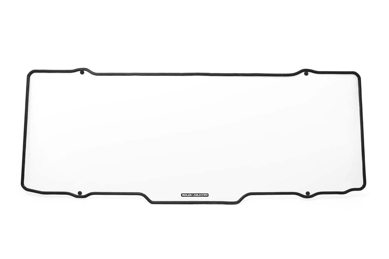 Polaris Scratch Resistant Rear Windshield Panel 16-20 Ranger 1000XP/13-20 Ranger 900XP Rough Country