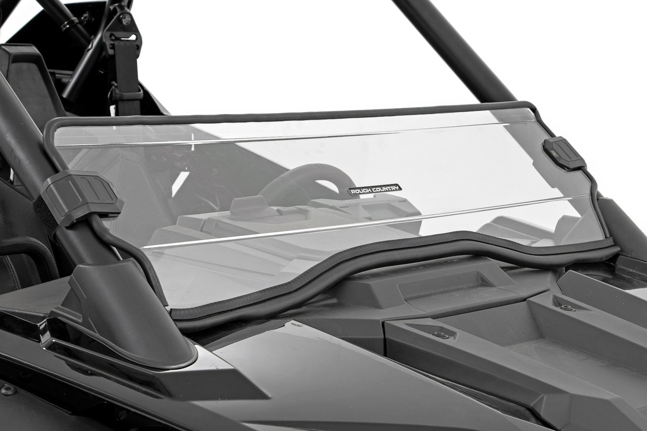 Polaris Scratch Resistant Half Windshield 20-21 Polaris RZR PRO XP Rough Country