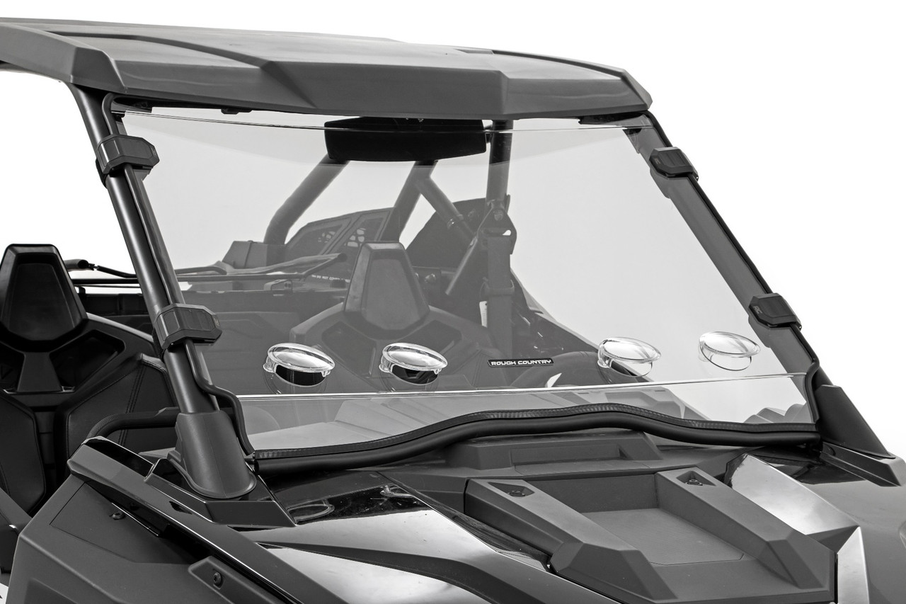 Polaris Full Windshield Vented 20-21 Polaris RZR PRO XP 4WD Rough Country