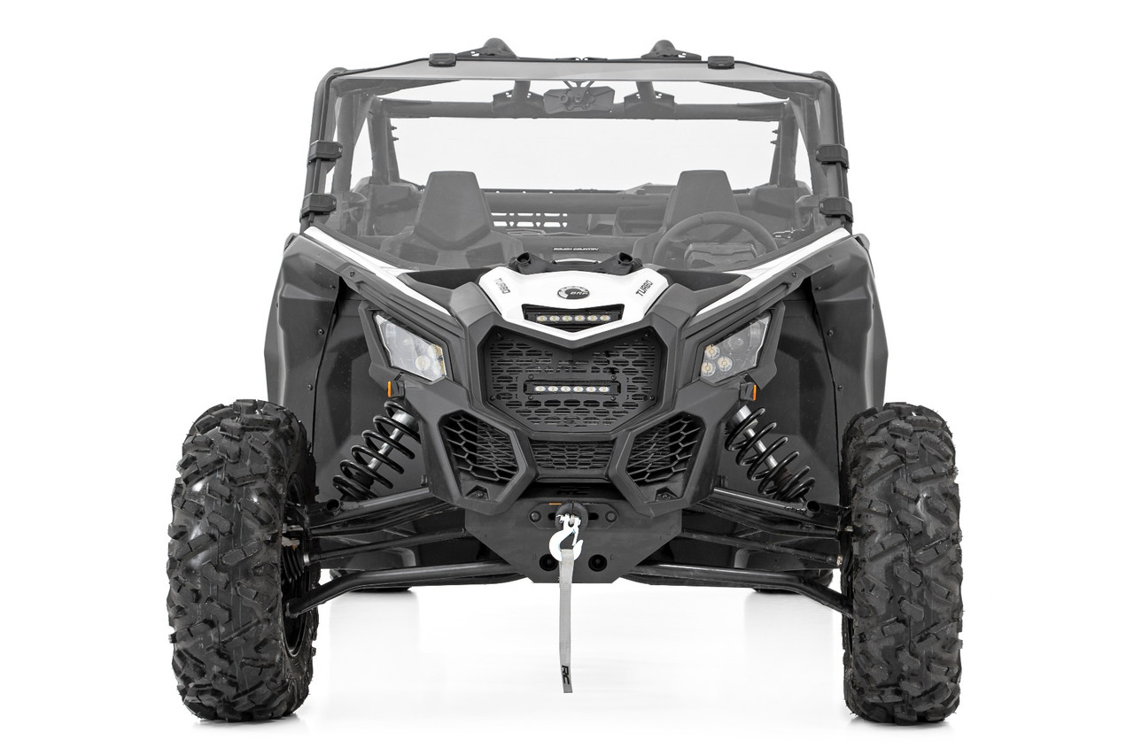 17-21 Can-Am Maverick X3 6-inch Slimline LED Grille Kit Rough Country