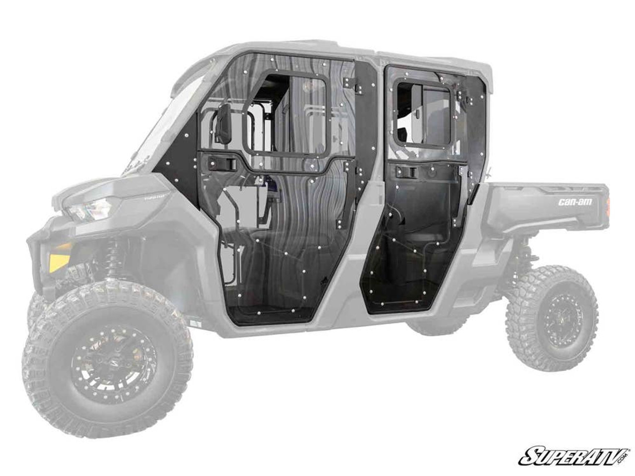 SUPER ATV CAN-AM DEFENDER MAX CONVERTIBLE CAB ENCLOSURE DOORS