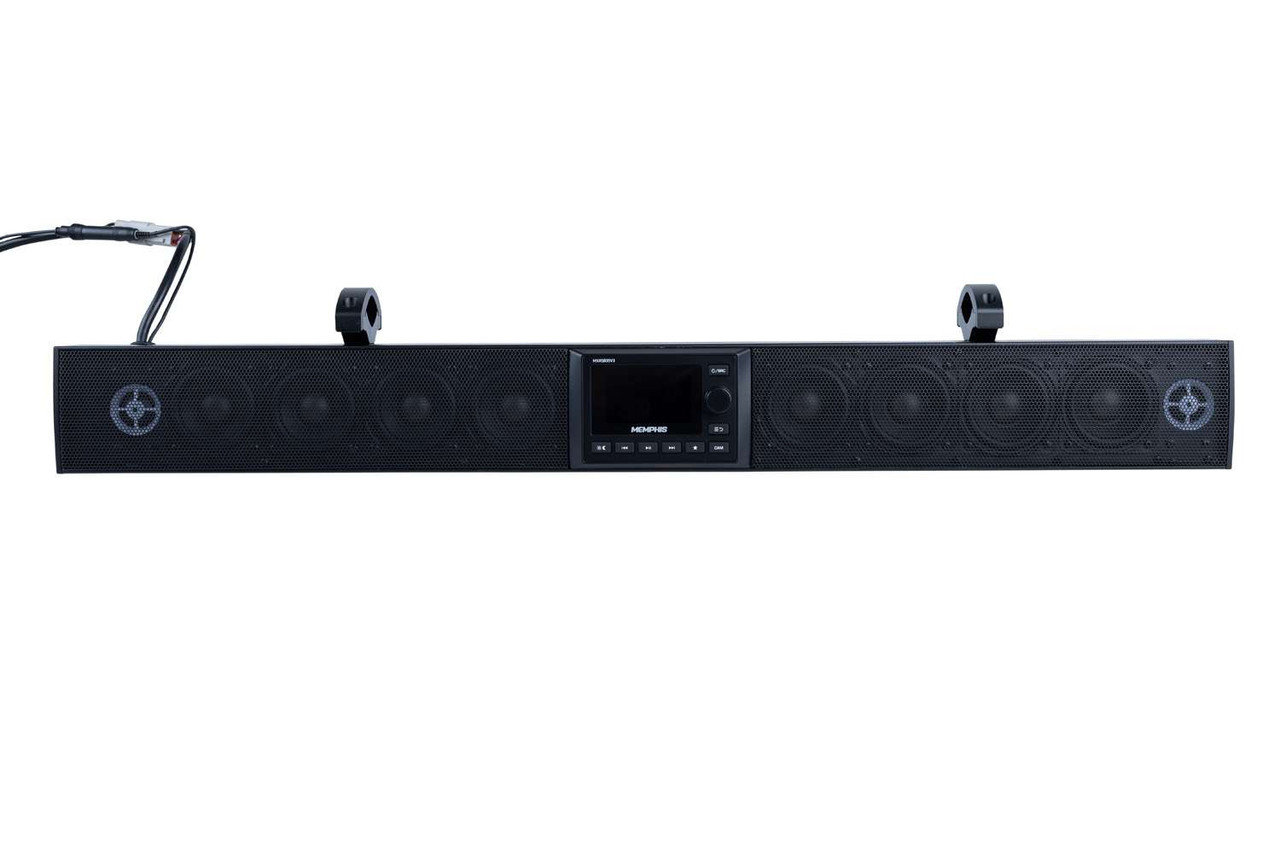 Powersports 35 Inch Soundbar with LED and video input Memphis Car Audio