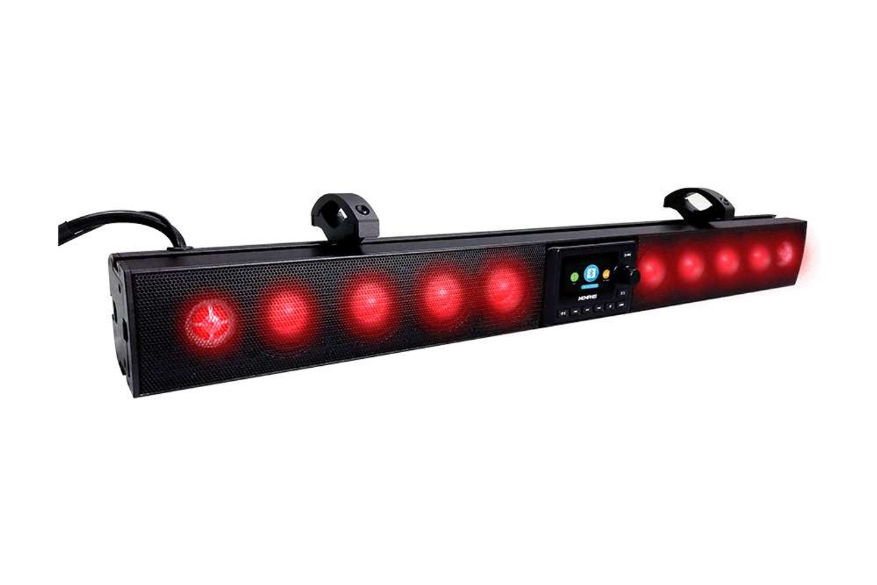 Powersports 35 Inch Soundbar with LED and video input Memphis Car Audio