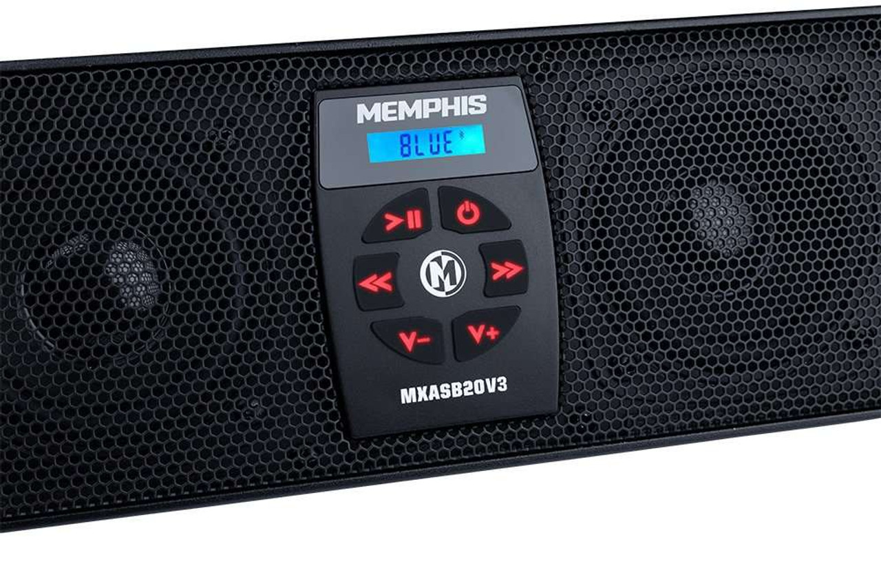 Powersports 20 Inch sound bar with FM radio Memphis Car Audio