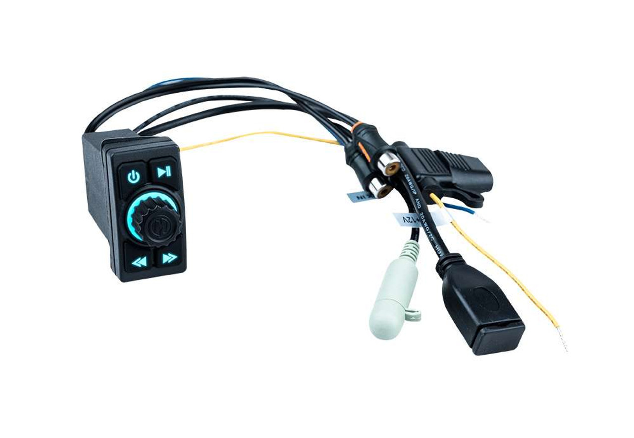 Rocker Switch Bluetooth Controller w Aux and USB Memphis Car Audio