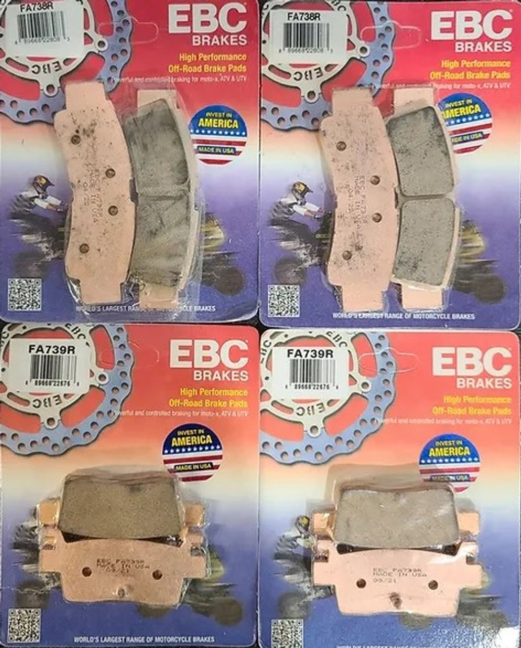 Kawasaki KRX 1000 Full Brake Kit (All years) EBC Sintered R