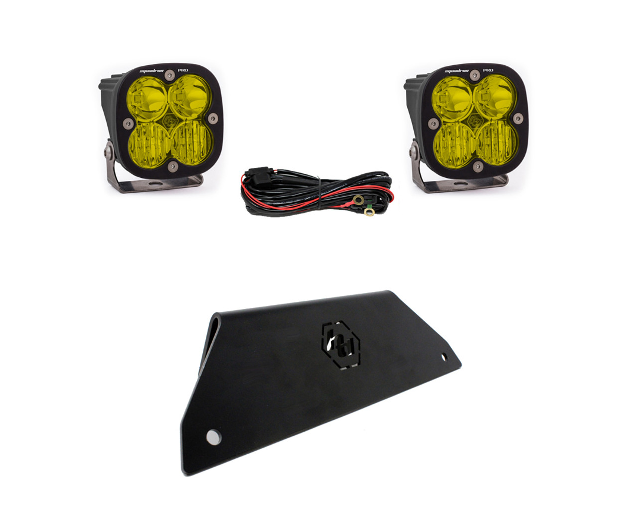 Polaris RZR Pro XP Lower Bumper LED Light Kit Pro D/C Amber Baja Designs