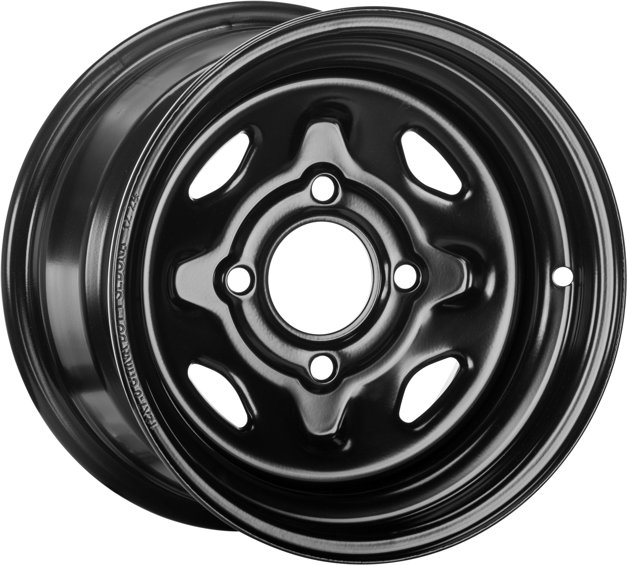 SEDONA STEEL 12X7 4/110 4+3 BLK FRONT/REAR