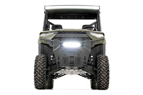 Polaris 12-Inch LED Bumper Kit Black Series w. White DRL 19-20 Ranger Rough Country