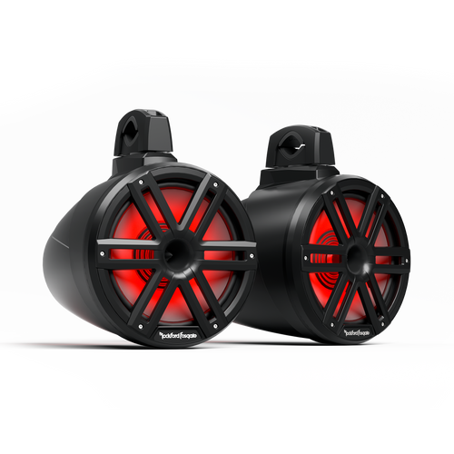 M2 10" Color Optix™ 2-Way Horn Loaded Tower Marine Speakers- Black