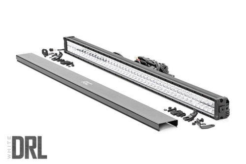 50-inch Cree LED Light Bar Dual Row Chrome Series w/ Cool White DRL Rough Country