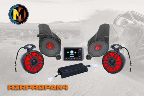 RZR PRO 4 Speaker Amplified Audio Kit w/ Subwoofer