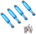 Hobby Details Aluminum Shocks for Axial SCX24 (4)(Blue)