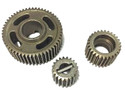 Steel transmission gear set (20T, 28T, 53T) and pin (1set)