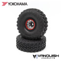 YOKOHAMA GEOLANDAR M/T 1.9 TIRES (2) RED COMPOUND - 4.75"