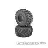 JConcepts Renegades Jr 2.2" Monster Truck Tire (2) (Blue)