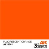 AK Interactive 3G Acrylic Fluorescent Orange 17ml