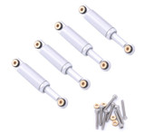 Hobby Details Aluminum Shocks for Axial SCX24 (4)(Silver)