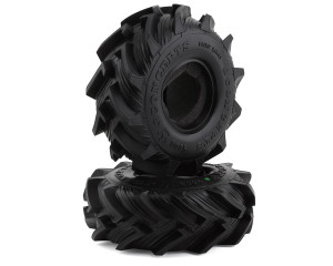 1/10 Fling King 1.9” Crawler Tires with Inserts, Green Compound (2)