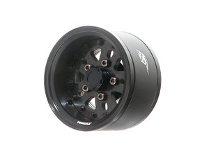 ProBuild™ 1.55" CFH5 Adjustable Offset Aluminum Beadlock Wheels (2) Black/Carbon Fiber