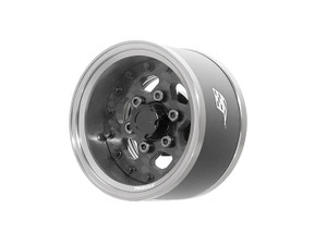 ProBuild™ 1.55" CFS6 Adjustable Offset Aluminum Beadlock Wheels (2) Gun Metal/Carbon Fiber