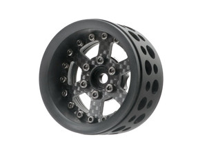ProBuild™ 1.9" Ultra Lightweight Performance CF6 Adjustable Offset Beadlock Wheels (2) Black/Carbon Fiber