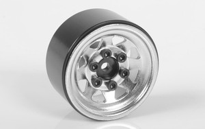 RC4WD 1.0" Stamped Steel Stock Beadlock Wheels (Chrome) (4)