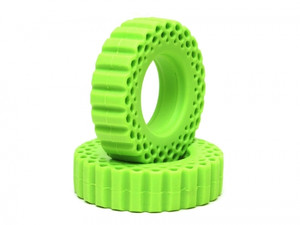 Rock Monster GREEN Silicone Tire Insert 3.38x0.91 (86x23mm) for 1.55" Baby Hustler / MAXGRAPPLER Tires (2)