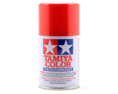 Tamiya PS-34 Bright Red Lexan Spray Paint (100ml)