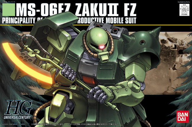 Bandai HGUC #87 1/144 MS-06FZ Zaku II FZ "Gundam 0080"
