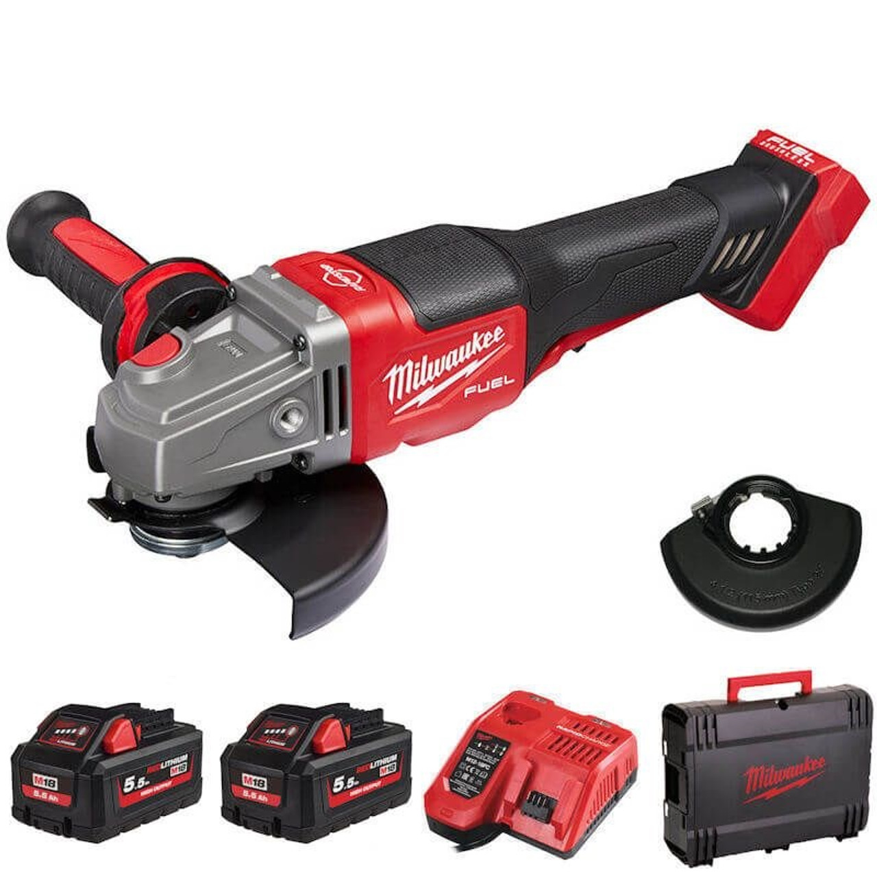 Milwaukee m18 clearance grinder with battery