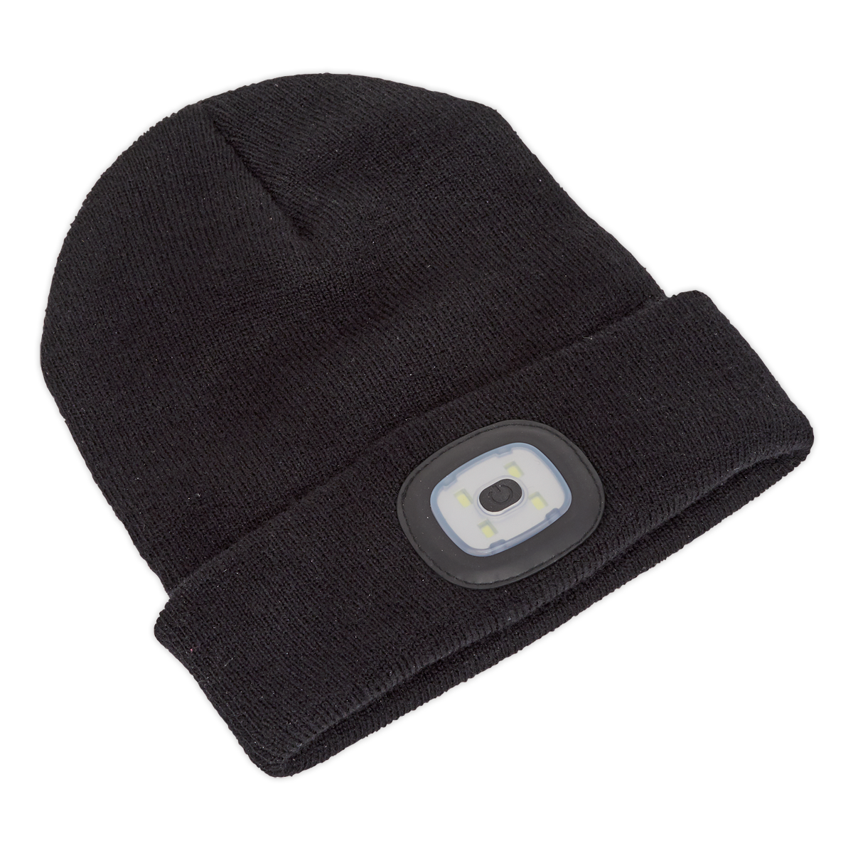 Sealey Beanie Hat 4 SMD LED Light USB 