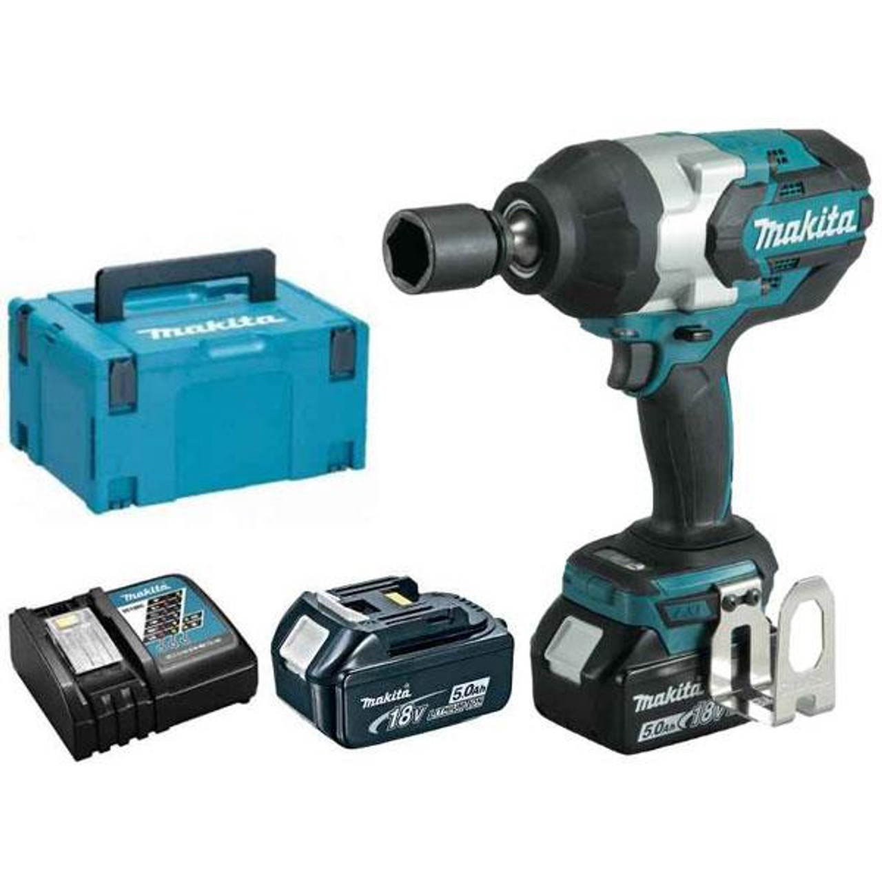 Footpad cirkulære Nogle gange nogle gange Makita 18v 3/4"Dr Impact Wrench Kit DTW1001RTJ | ToolForce