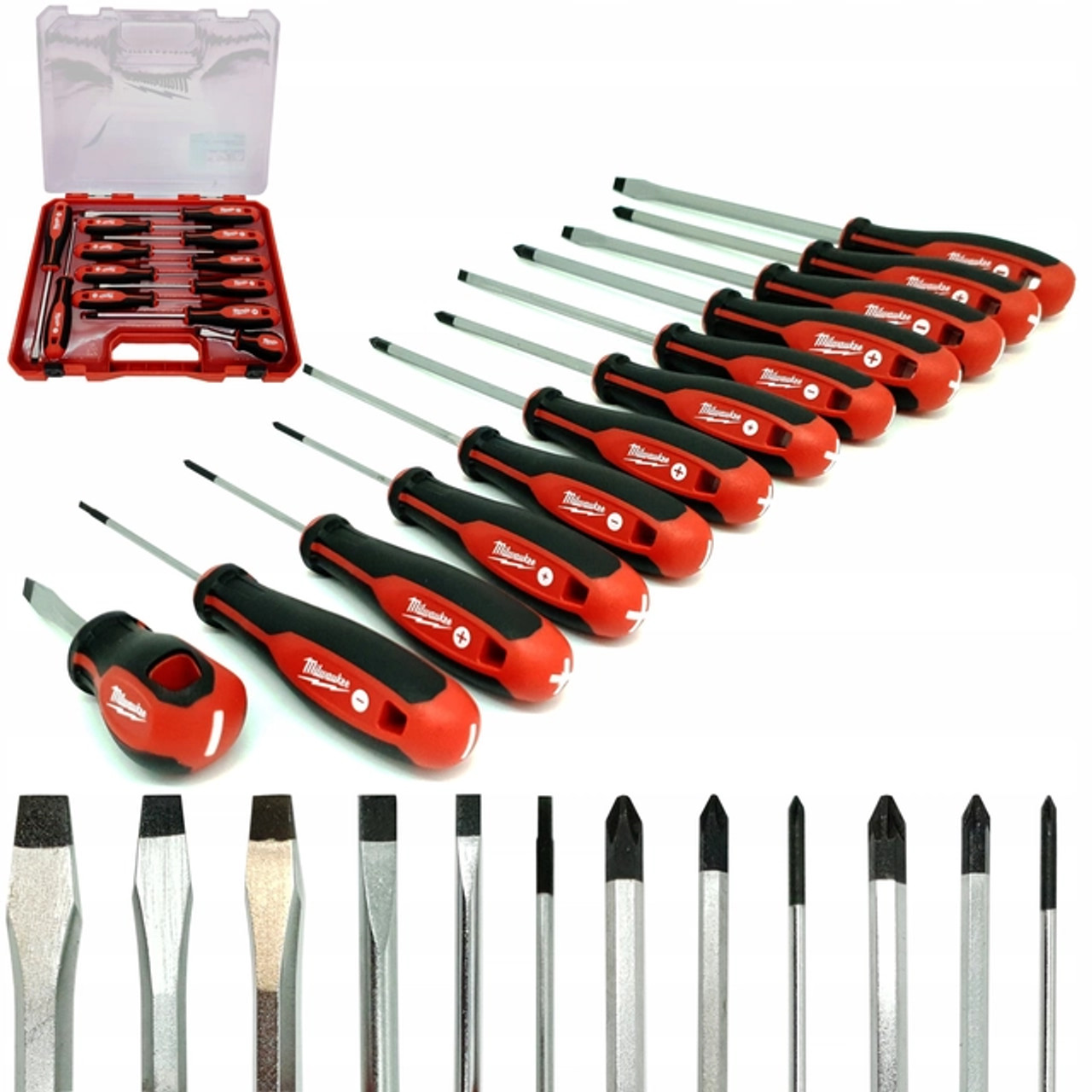 Milwaukee 12 Piece Screwdriver Set - Tri-Lobe 4932472003 | Toolforce