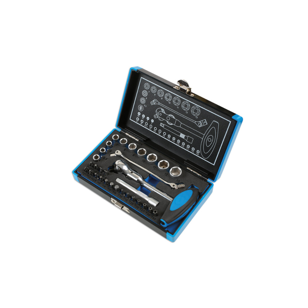Roto Lock Socket and Bit Set 1/4