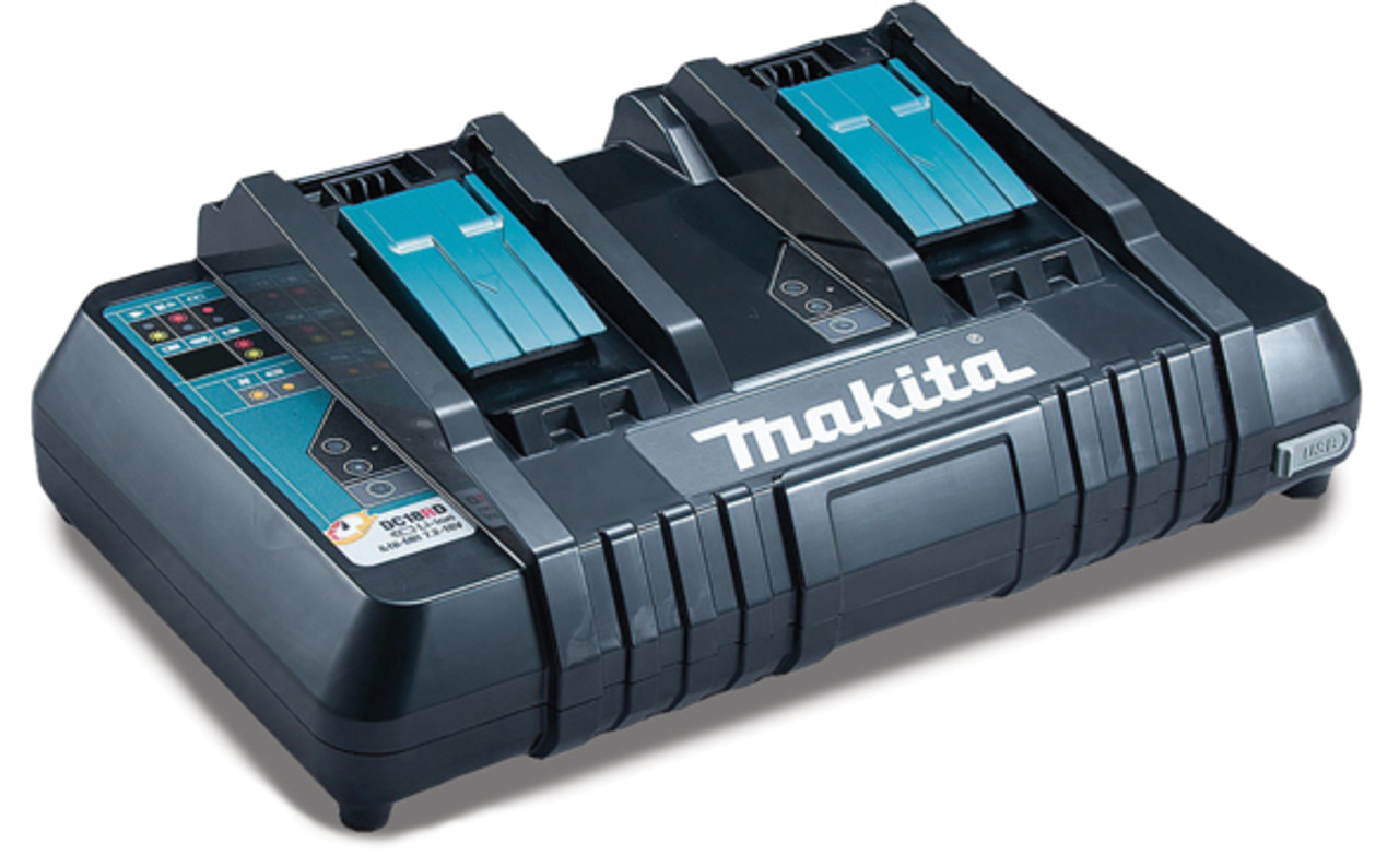 Makita 18v Dual Rapid Battery Charger DC18RD Toolforce