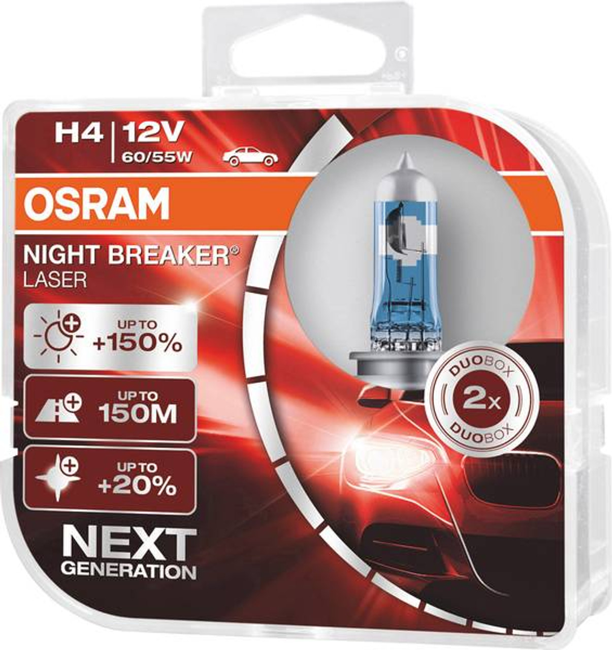 OSRAM H7 High Power  Night Breaker 200 Bulbs (Pair) – Powerful UK