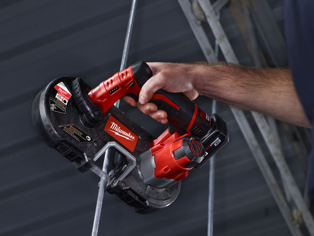 Milwaukee M12 Cordless Sub Compact Bandsaw M12BS 0 Toolforce