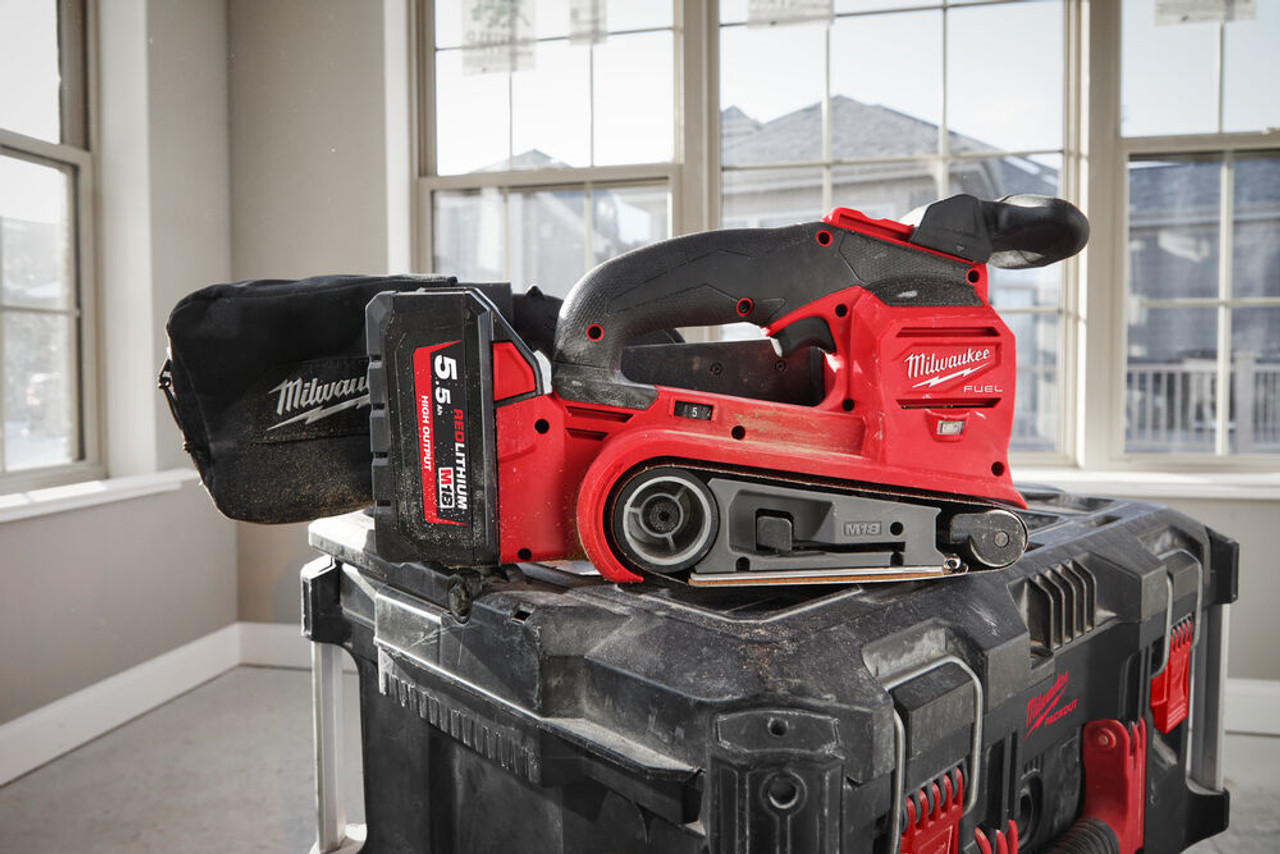 Milwaukee M18 Fuel 75MM Belt Sander M18FBTS75 0 Toolforce